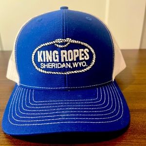 King Rope Mesh Trucker Cap Royal/White